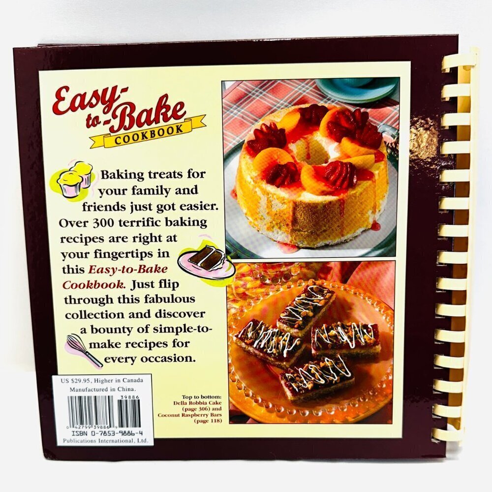 Easy -to- Bake Cookbook Favorite Brand Name Hardcover Brand New - Picture 2 of 6